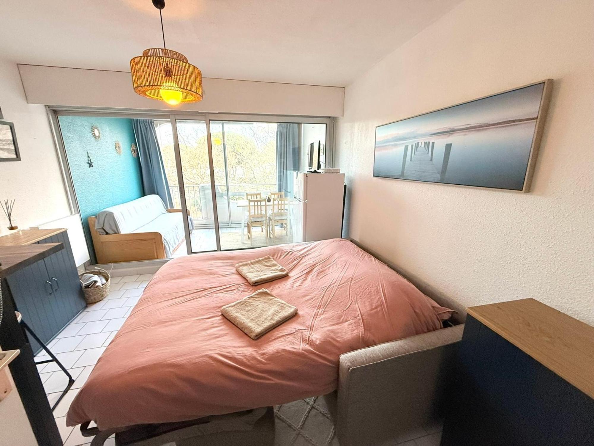 Appart Grande Motte Quartier Couchant - Parking - Balcon- Piscine - Plage 300M La Grande-Motte Kültér fotó