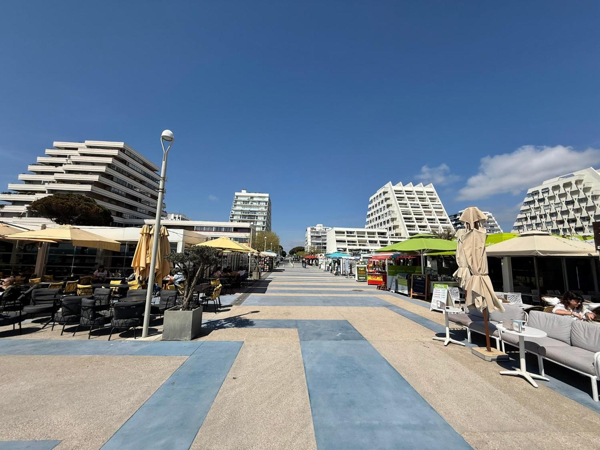 Appart Grande Motte Quartier Couchant - Parking - Balcon- Piscine - Plage 300M La Grande-Motte Kültér fotó
